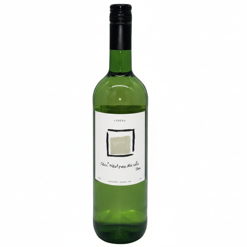 0% Lebeau, Ceci n’est pas du vin, witte wijn 75cl